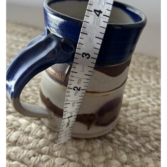 Signed Joe Frank McKee Stoneware Mug 8oz Studio Art Pottery Abstract Southwest - Picture 9 of 9